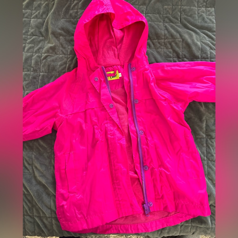 Western Chief pink 2T rain coat